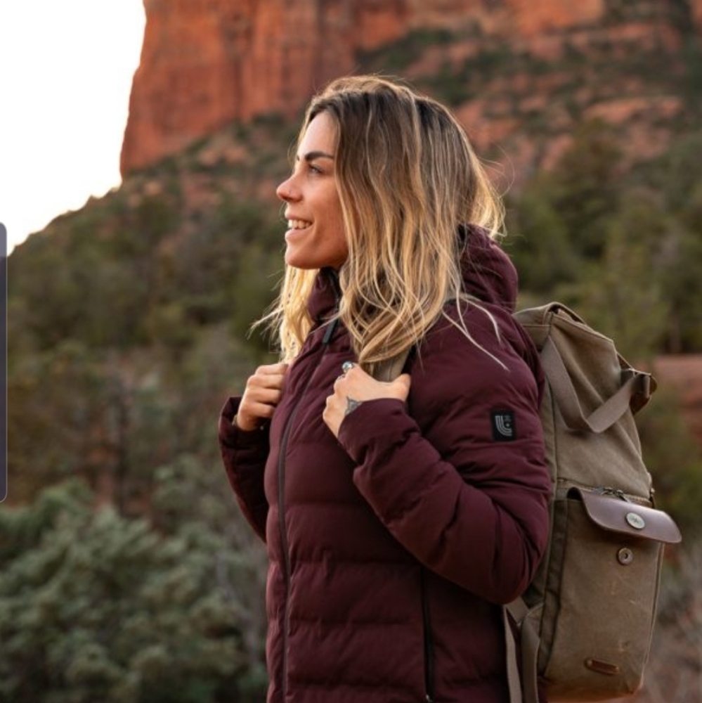Lole burgundy jacket